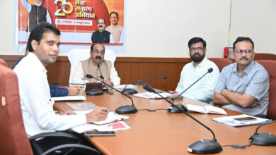 उप मुख्यमंत्री अरुण साव ने ‘सेवा संकल्प अभियान’ की तैयारियों की समीक्षा की…..