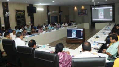 सेवा संकल्प अभियान के सफल क्रियान्वयन को लेकर प्रभारी मंत्री अरुण साव ने ली वर्चुअल बैठक…..