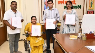 ब्रेल पुस्तक से दृष्टिबाधित विद्यार्थियों को कानूनी अधिकारों और शासकीय योजनाओं की मिलेगी जानकारी – राजस्व मंत्री टंक राम वर्मा…..
