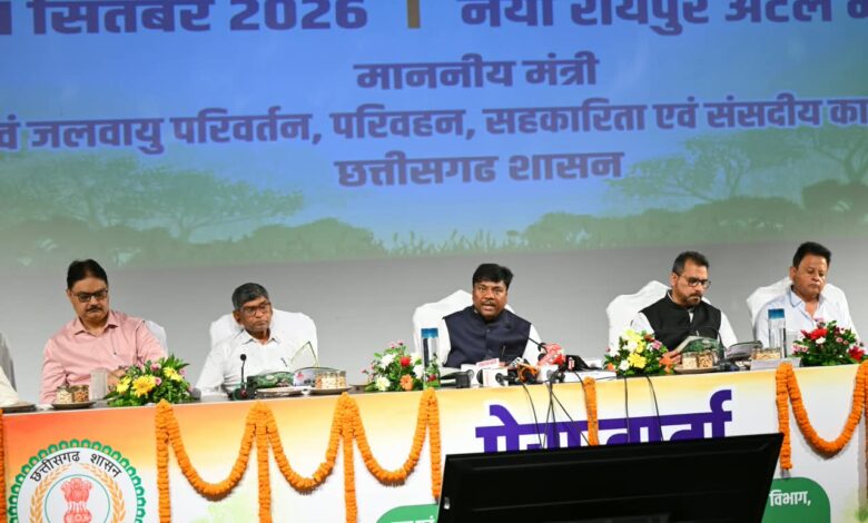 मंत्री केदार कश्यप की प्रेस कॉन्फ्रेंस, वन-परिवहन से सहकारिता तक गिनाईं विभागीय उपलब्धियां….
