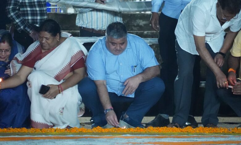 रणजीता स्टेडियम में रंगोली के जरिए साकार हुआ डिजिटल इंडिया का विजन,पर्यटन मंत्री राजेश अग्रवाल ने दीप प्रज्वलित कर दिया डिजिटल सशक्तिकरण का संदेश…