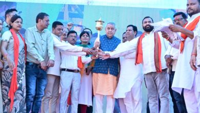 जीपीएम में विकसित भारत के संकल्प के साथ निकली सेवा ज्योति यात्रा,प्रधानमंत्री नरेंद्र मोदी के जनसेवा के राष्ट्रसेवा के 25 वर्ष पूर्ण होने पर विकसित भारत संकल्प सभा आयोजित…