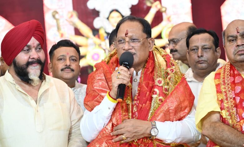 मुख्यमंत्री विष्णु देव साय ने मां काली और मां दुर्गा की पूजा-अर्चना कर प्रदेश की सुख-समृद्धि की कामना की….