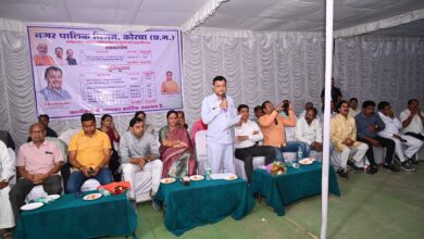 उद्योग मंत्री ने कोरबा में बरेठ समाज को दी 15 लाख के सामुदायिक भवन की सौगात, 96.76 लाख के कार्यों का लोकार्पण एवं भूमिपूजन…. उद्योग मंत्री ने कोरबा में बरेठ समाज को दी 15 लाख के सामुदायिक भवन की सौगात, 96.76 लाख के कार्यों का लोकार्पण एवं भूमिपूजन….