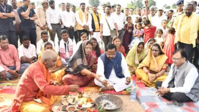 महाअष्टमी पर चलगली क्षेत्र को मंत्री रामविचार नेताम का बड़ी सौगात मोरन नदी पर 5.91 करोड़ की लागत से बनेगा उच्चस्तरीय पुल….. महाअष्टमी पर चलगली क्षेत्र को मंत्री रामविचार नेताम का बड़ी सौगात मोरन नदी पर 5.91 करोड़ की लागत से बनेगा उच्चस्तरीय पुल…..