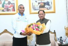 मुख्यमंत्री विष्णु देव साय से एशियन गेम्स के कांस्य पदक विजेता एथलीट अनिमेष कुजूर ने की सौजन्य मुलाकात…..