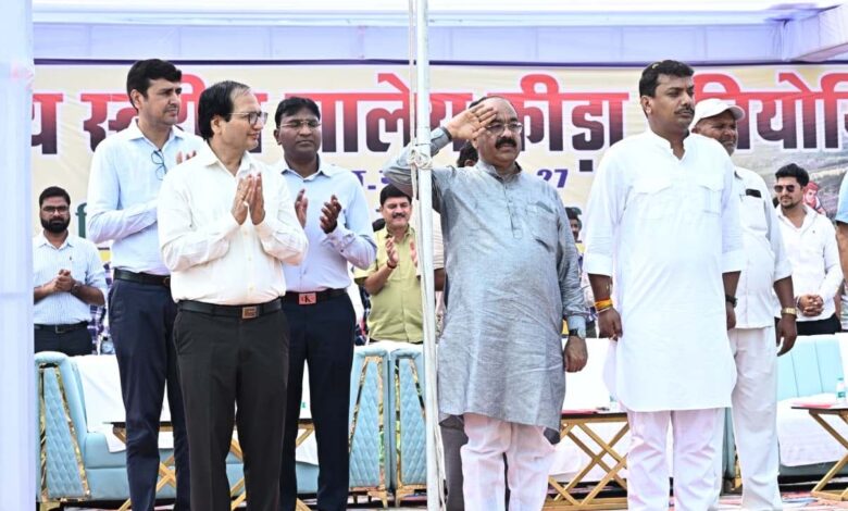 उप मुख्यमंत्री  अरुण साव ने राज्य स्तरीय शालेय क्रीड़ा प्रतियोगिता का किया शुभारंभ,प्रदेशभर के 571 खिलाड़ी दिखाएंगे दमखम…