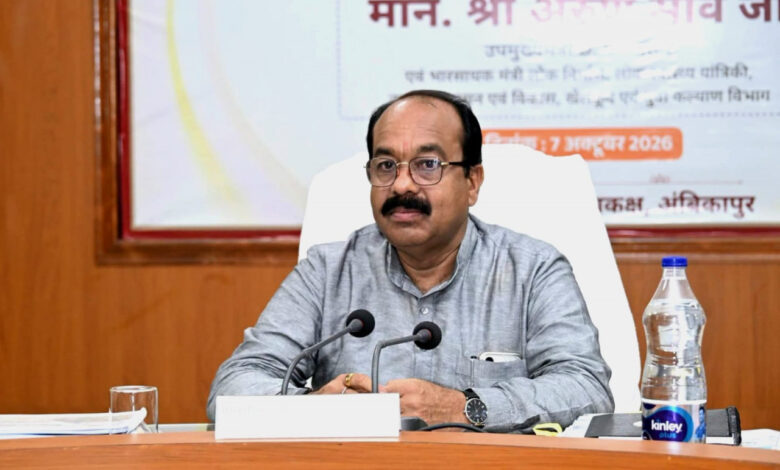 उप मुख्यमंत्री अरुण साव ने की विकास कार्यों की प्रगति और योजनाओं के क्रियान्वयन की समीक्षा….. उप मुख्यमंत्री अरुण साव ने की विकास कार्यों की प्रगति और योजनाओं के क्रियान्वयन की समीक्षा…..