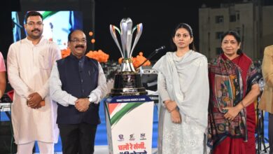 देश में खेलों को बढ़ावा देने के लिए बड़े पैमाने पर हो रहा आयोजन – केंद्रीय खेल राज्य मंत्री डॉ.खड़से….. देश में खेलों को बढ़ावा देने के लिए बड़े पैमाने पर हो रहा आयोजन – केंद्रीय खेल राज्य मंत्री डॉ.खड़से…..