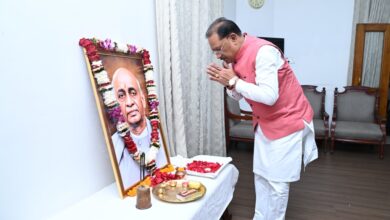 मुख्यमंत्री विष्णु देव साय ने लौह पुरुष सरदार वल्लभभाई पटेल की जयंती पर उन्हें किया नमन…..