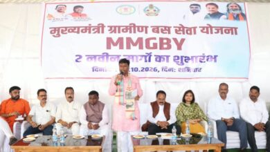 मुख्यमंत्री ग्रामीण बस योजना: कांकेर में दो नए मार्गों पर बस सेवा शुरू, दूरस्थ गांवों को मिलेगी परिवहन सुविधा, परिवहन मंत्री केदार कश्यप ने भानुप्रतापपुर-कोरर और भानुप्रतापपुर-अंतागढ़ मार्ग पर बसों को दिखाई हरी झंडी….
