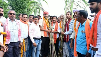 गन्ने का मूल्य 425 रुपये प्रति क्विंटल होने पर किसानों में खुशी, उप मुख्यमंत्री विजय शर्मा को गन्ना भेंटकर किया अभिनंदन…. गन्ने का मूल्य 425 रुपये प्रति क्विंटल होने पर किसानों में खुशी, उप मुख्यमंत्री विजय शर्मा को गन्ना भेंटकर किया अभिनंदन….