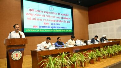 किसानों की आय बढ़ाने बाजार आधारित खेती और फसल विविधीकरण को दें सर्वाेच्च प्राथमिकता-कृषि उत्पादन आयुक्त परदेशी….