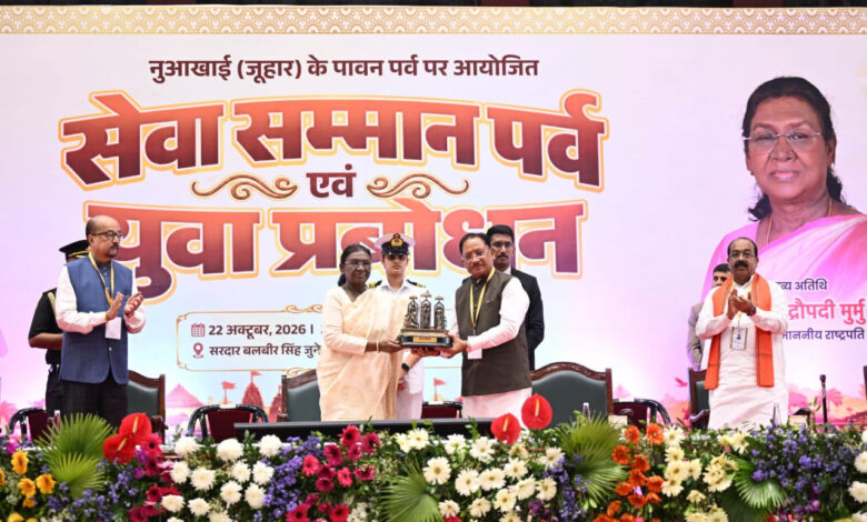 युवा बड़े सपने देखें, अपनी सफलता को समाज और राष्ट्र की सेवा से जोड़ें: राष्ट्रपति द्रौपदी मुर्मु…. युवा बड़े सपने देखें, अपनी सफलता को समाज और राष्ट्र की सेवा से जोड़ें: राष्ट्रपति द्रौपदी मुर्मु….