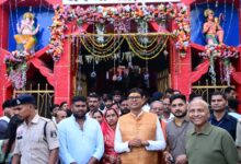 वित्त मंत्री ओ.पी. चौधरी ने माँ चंद्रहासिनी देवी के दर्शन कर प्रदेशवासियों की सुख-समृद्धि और खुशहाली की कामना की…..